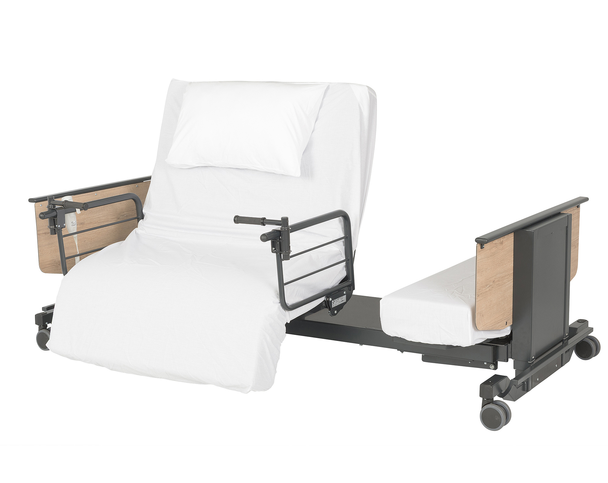 Orbit plus size, wide, heavy duty rotating adjustable bed